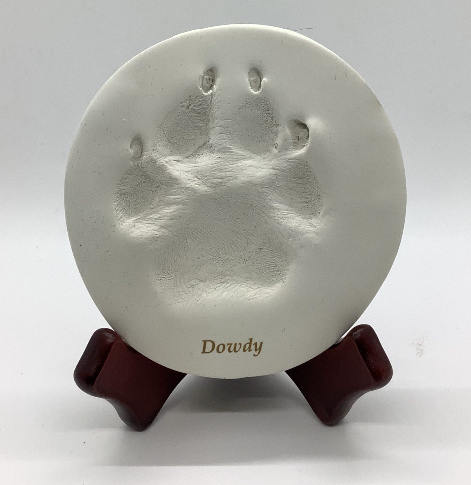 Clay Paw Print – Companah Cremation and Aftercare